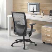 Chaise Pivotant Kana, Accoudoirs Ajustables, Support Lombaire