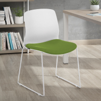 Chaise de Conference Swing, empilable, siège rembourré
