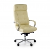 Fauteuil de bureau Windsor, haut de gamme, cuir naturel, revêtement capitonné