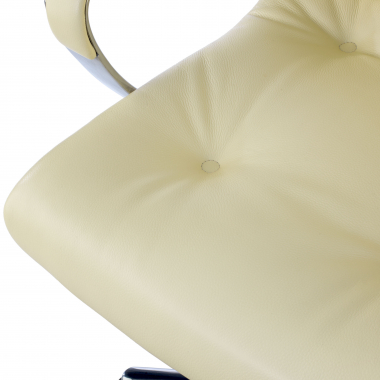chaise de bureau blanc windsor cuir authentique accoudoirs rembourres 8