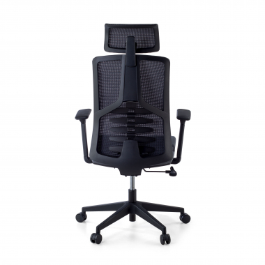 chaise ergonomique gris quick maille accoudoirs reglables 3d soutien lombaire appui tete 8