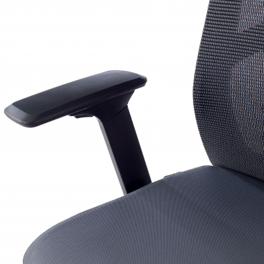 chaise ergonomique gris quick maille accoudoirs reglables 3d soutien lombaire appui tete 9