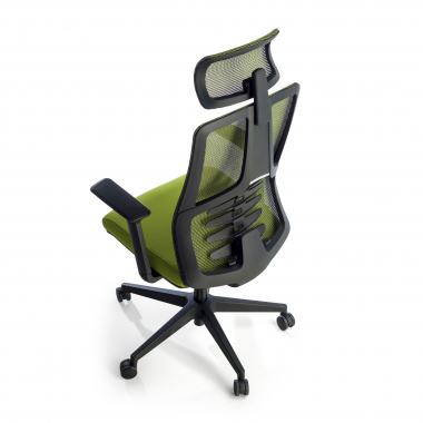 chaise ergonomique vert quick maille accoudoirs reglables 3d soutien lombaire appui tete 8
