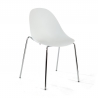 Chaise Visiteur Croft, empilable, structure en métal