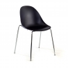 Chaise Visiteur Croft, empilable, structure en métal