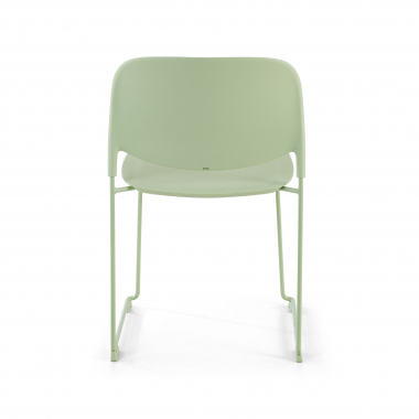 chaise de conference vert sans bras plastique sans accoudoirs 8