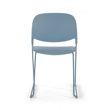 chaise de conference bleu sans bras plastique sans accoudoirs 3