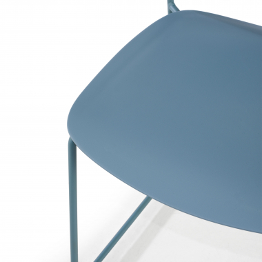 chaise de conference bleu sans bras plastique sans accoudoirs 5