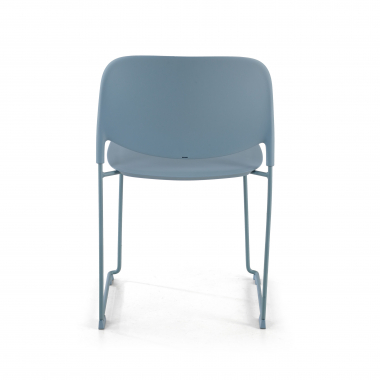 chaise de conference bleu sans bras plastique sans accoudoirs 8