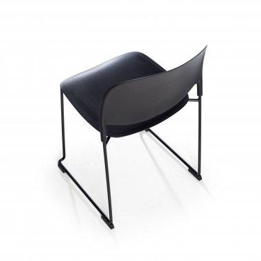 chaise de conference noir sans bras plastique sans accoudoirs 6