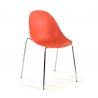 Chaise Visiteur Croft, empilable, structure en métal