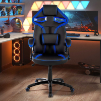 Chaise Gaming Warrior, soutien lombaire, rembourré