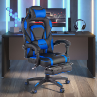 Chaise Gaming avec Repose-pieds Logan, accoudoirs synchronisés