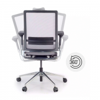 Chaise de Bureau Global, mécanisme synchronisé, 360º, maille
