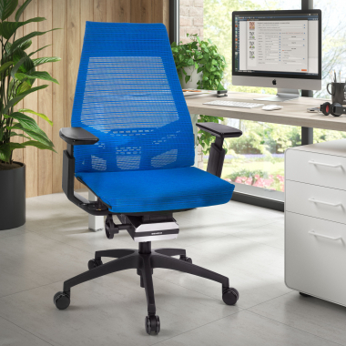 Chaise de bureau ergonomique Genious, accoudoirs 4D