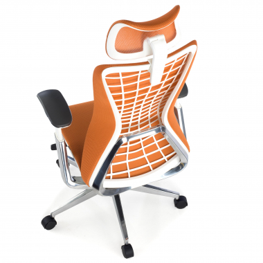 Chaise Ergonomique Professionnelle Miller, avec accoudoirs 3D, en maille