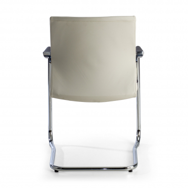 chaise salle d attente blanc ecopiel simil cuir accoudoirs rembourres 5