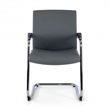 chaise salle d attente gris ecopiel simil cuir accoudoirs rembourres 3