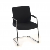 Fauteuil Salle d'Attente Adele, cantilever, professionnel, Tissu