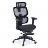 Chaise ergonomique Every en maille, avec Repose-Pieds Extensible