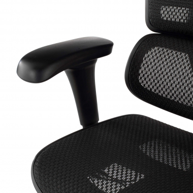 Chaise de direction ergonomique Ergohuman Edition I, Structure noire