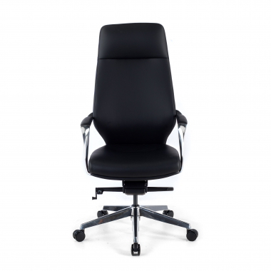 fauteuil de bureau noir dosseret haut similicuir simil cuir accoudoirs rembourres 3