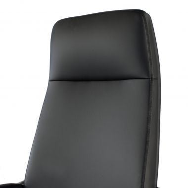 fauteuil de bureau noir dosseret haut similicuir simil cuir accoudoirs rembourres 9