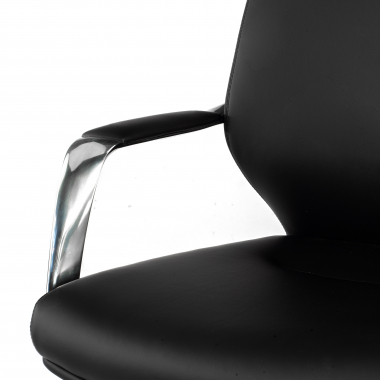 fauteuil de bureau noir dosseret haut similicuir simil cuir accoudoirs rembourres 7