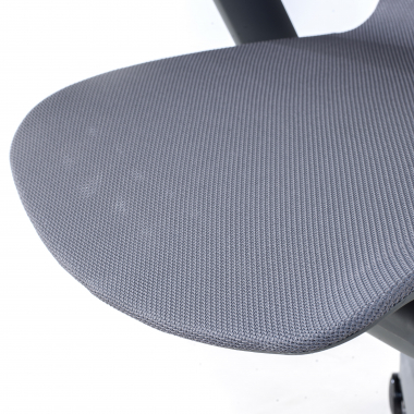 chaise de bureau design anthracite kinet maille accoudoirs reglables 3d 7