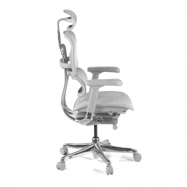 Chaise de direction ergonomique Ergohuman Elite, Structure blanche