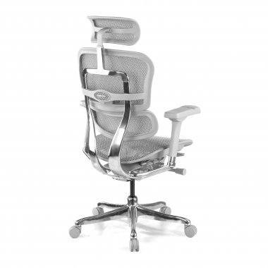 Chaise de direction ergonomique Ergohuman Elite, Structure blanche