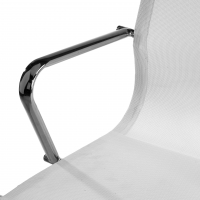 Chaise bureau design Spirit, cadre en acier, dossier haut, maille