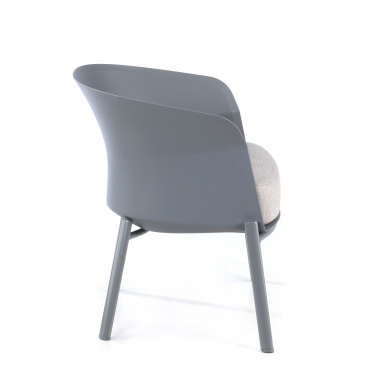 chaise salle d attente gris pattes en bois tissu sans accoudoirs 4