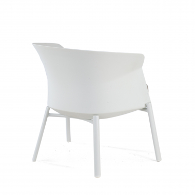 chaise salle d attente blanc pattes en bois tissu sans accoudoirs 5