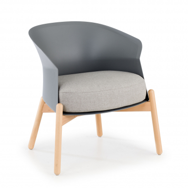 chaise salle d attente gris pattes en metal tissu sans accoudoirs 1