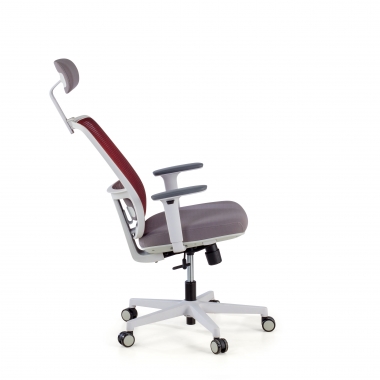 Chaise de Bureau Ergonomique Kaito white avec appuie-tête