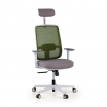 Chaise de bureau professionnelle Kaito white, homologuée