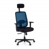 Chaise de bureau professionnelle Kaito white, homologuée