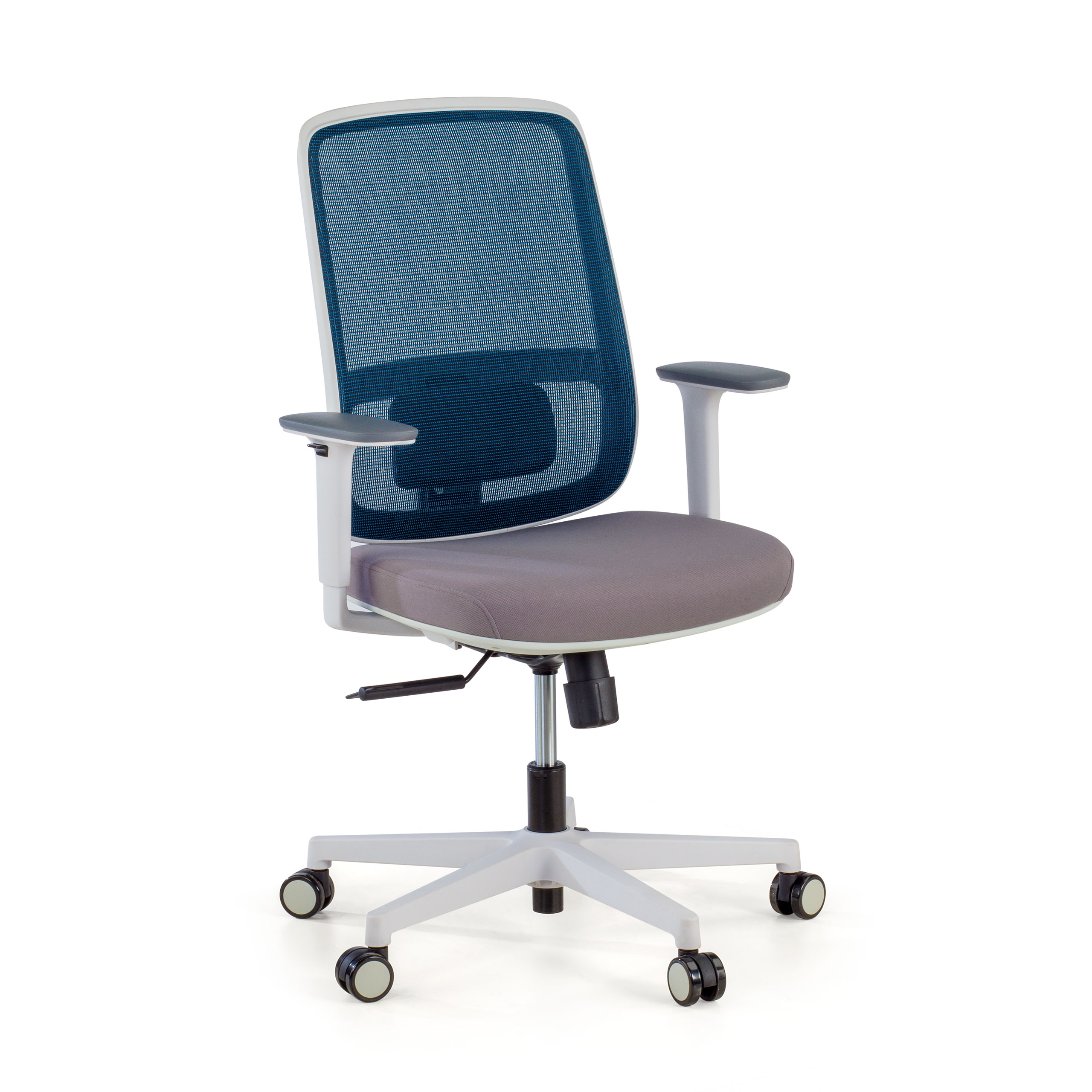 Chaise de bureau professionnelle Kaito white, homologuée