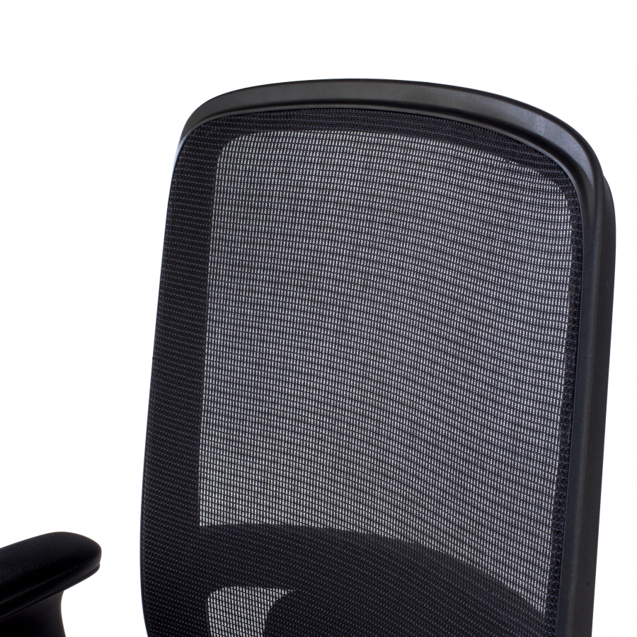 Chaise de bureau professionnelle Kaito black, utilisation 8 heures