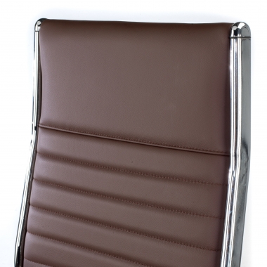 fauteuil de bureau marron cuir naturel cuir authentique accoudoirs rembourres 10