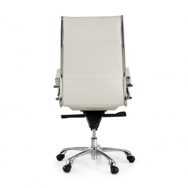 fauteuil de bureau blanc cuir naturel cuir authentique accoudoirs rembourres 7