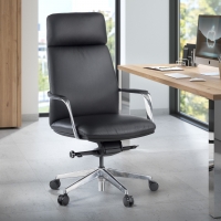 Fauteuil de bureau exécutif Prestige en cuir véritable