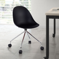 Chaise de réunion Croft, Pivotante avec roulettes