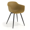 Chaise de Conférence Alice, 4 pieds, design enveloppant
