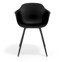 Chaise de Conférence Alice, 4 pieds, design enveloppant
