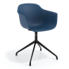Chaise de Conférence Alice, 4 pieds, design enveloppant