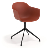 Chaise de Conférence Alice, 4 pieds, design enveloppant