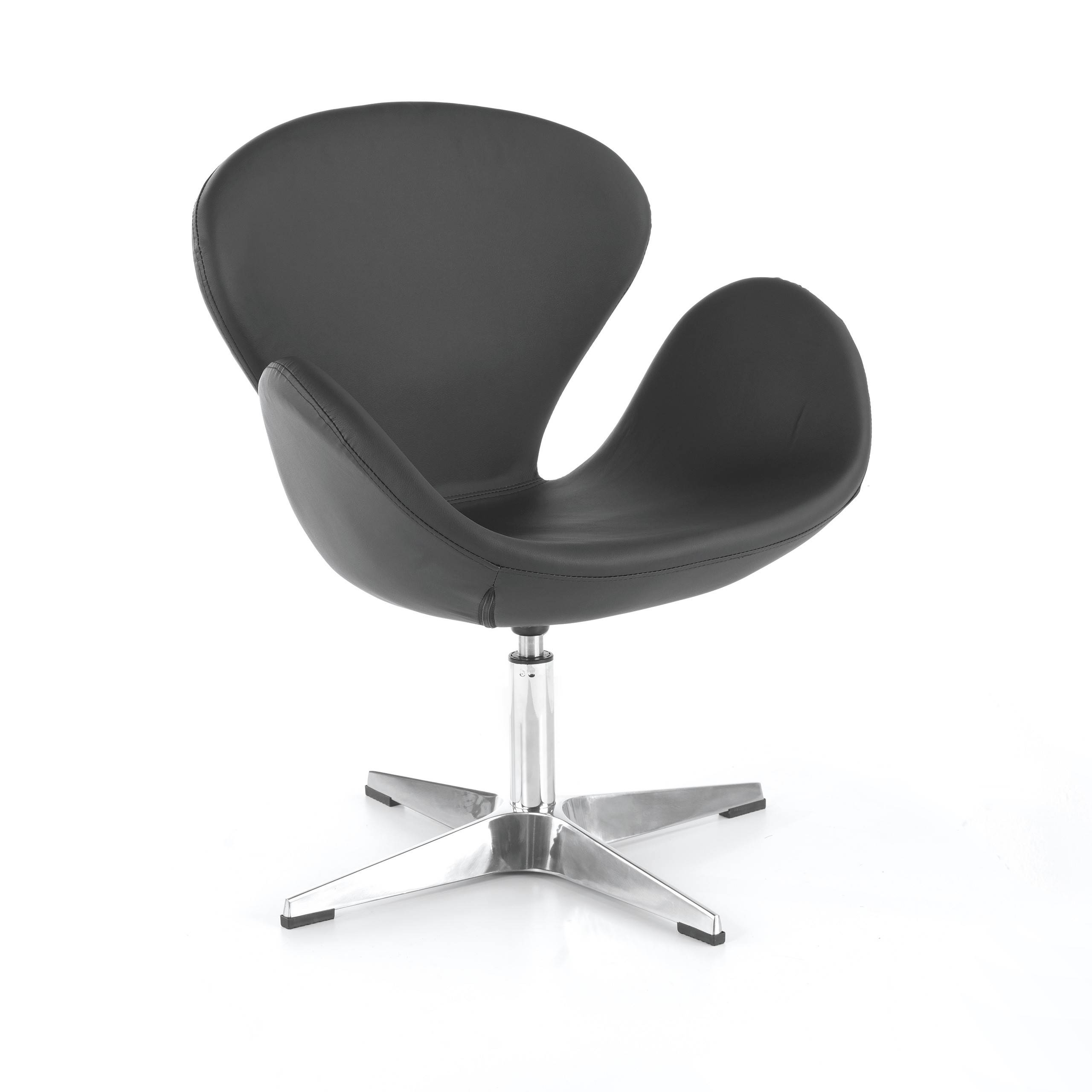 Fauteuil Salle Attente Club, pivotante, cuir synthétique