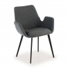Chaise Scandinave Glamm, Pieds en Bois, Certifiée